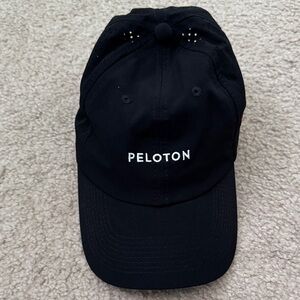 Peloton Black breathable workout hat
